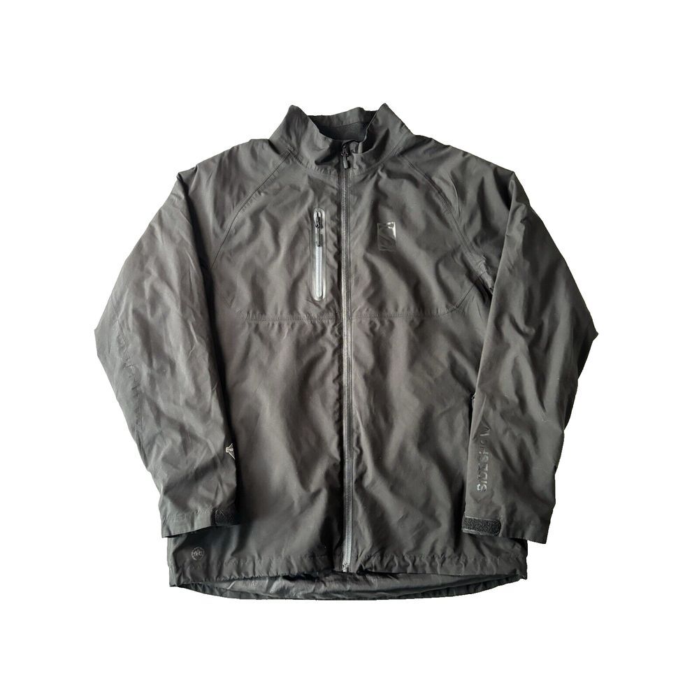 Stormtech Jacket Mens Large Black‎ Softshell Water Repellent Zip Up Performance